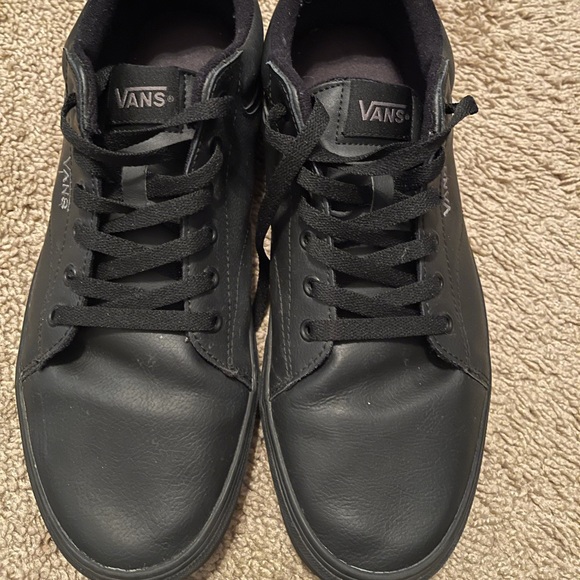 selling my black leather vans. Show size is 13. - Picture 2 of 4